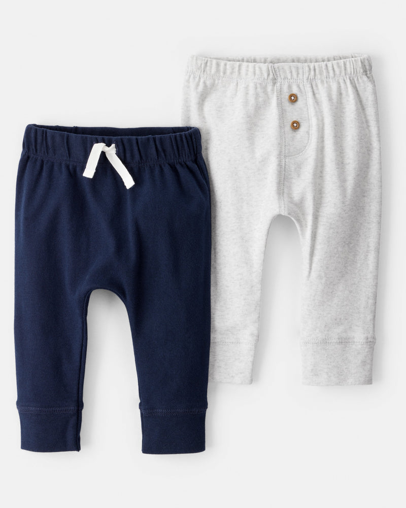 Baby Boy 2-Pack Pull-On Pants - Assorted