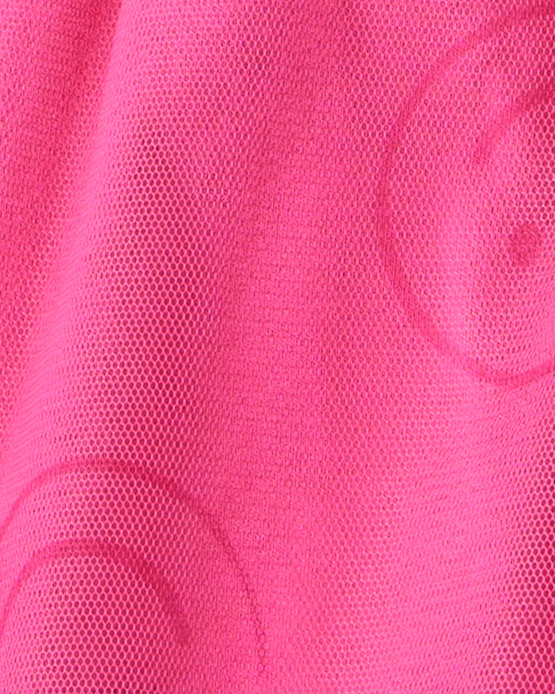 Baby Girl Smile French Terry Long-Sleeve Top & Skirt Set - Pink