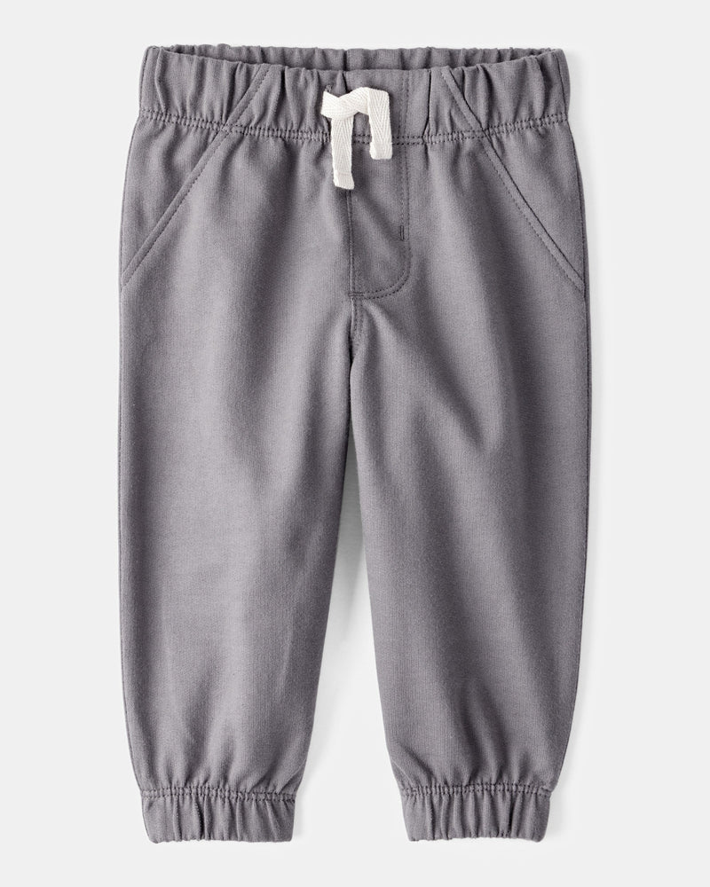 Baby Boy 2-Piece Striped Polo Bodysuit & Pull-On Pant Set - Green