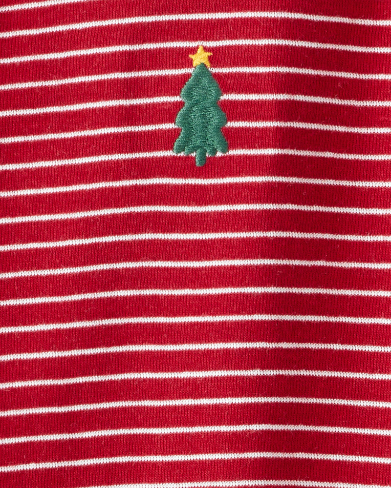 Baby Boy Christmas 3-Piece Sleep & Play Set - Red