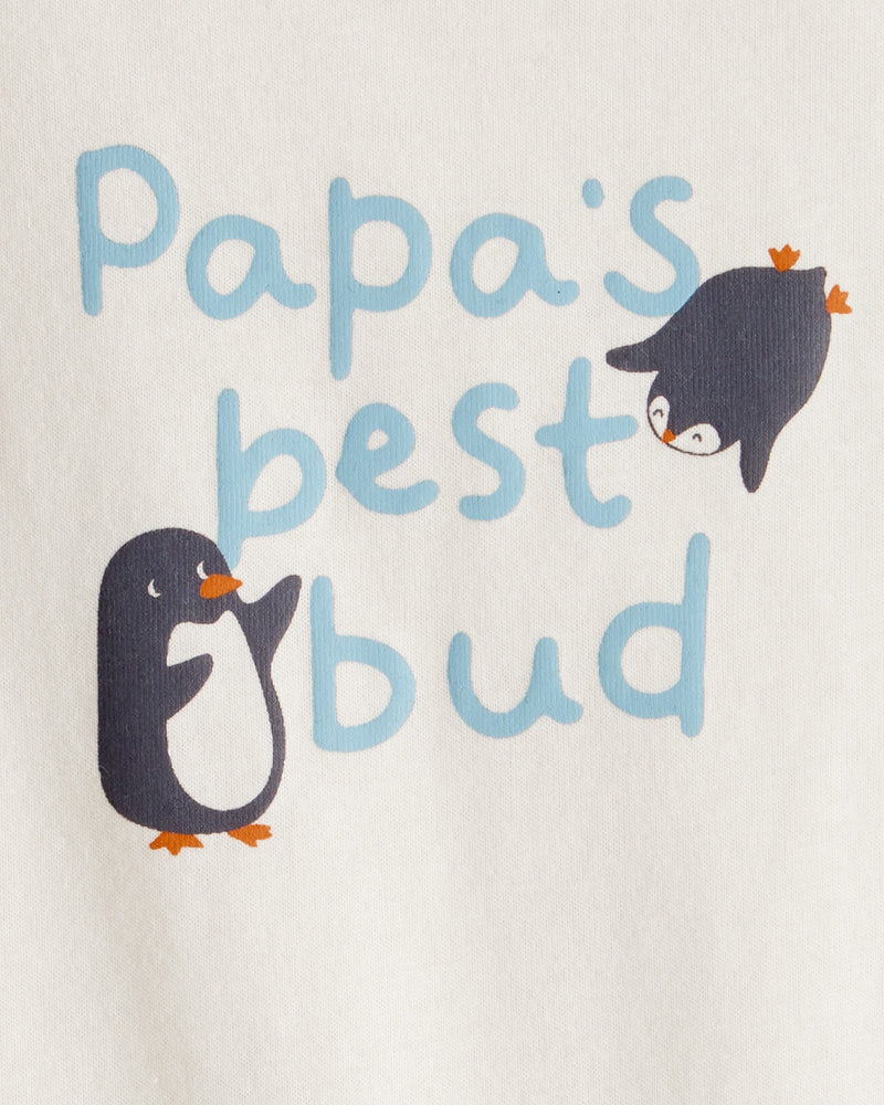 Baby Boy Best Bud Long-Sleeve Graphic Bodysuit - Cream