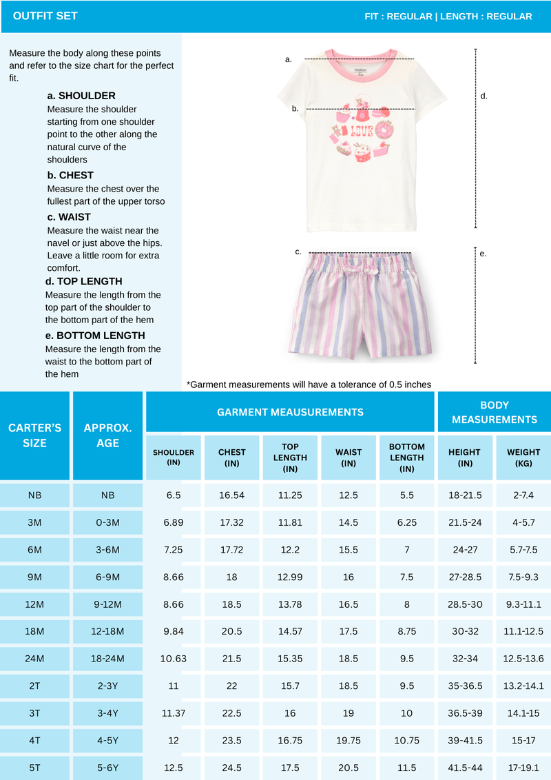 Baby Girl 2-Piece Palm Tree Tropical Sleeveless Top & Short Set - Brown/White