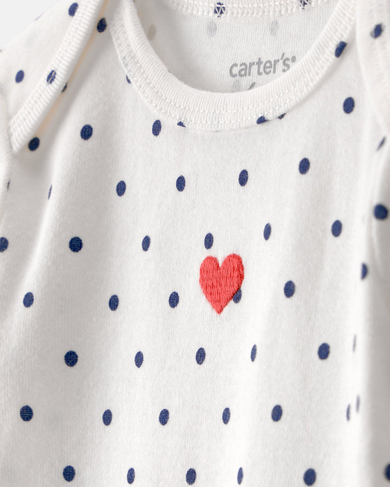 Baby Girl 4-Pack Long-Sleeve Multipack Bodysuits