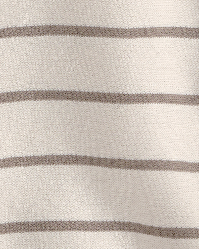 Baby Boy 2-Piece Organic Cotton Top & Short Set in Stripes