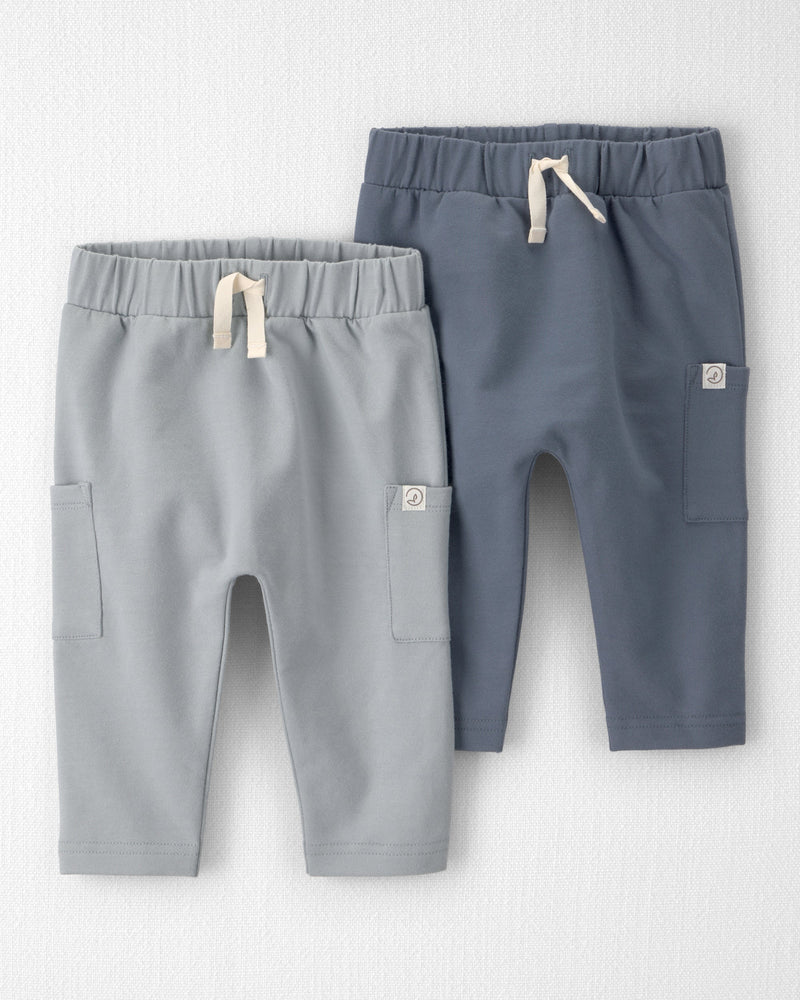 Baby 2-Pack Organic Cotton French Terry Joggers