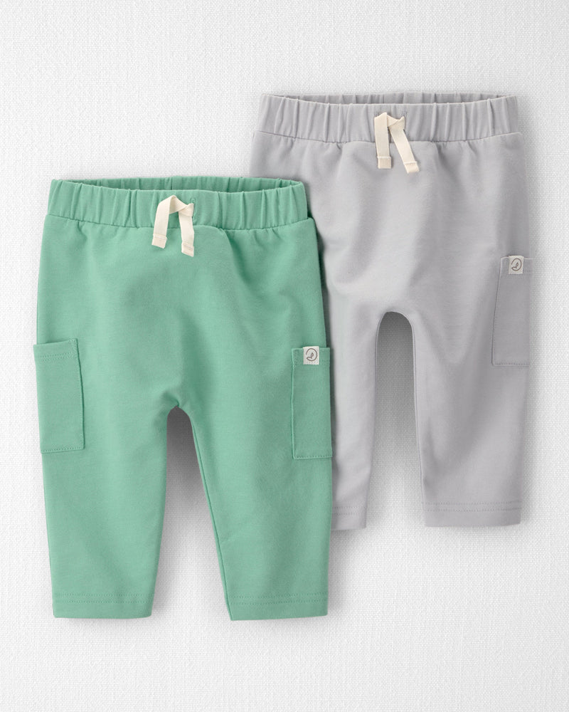 Baby 2-Pack Organic Cotton French Terry Joggers