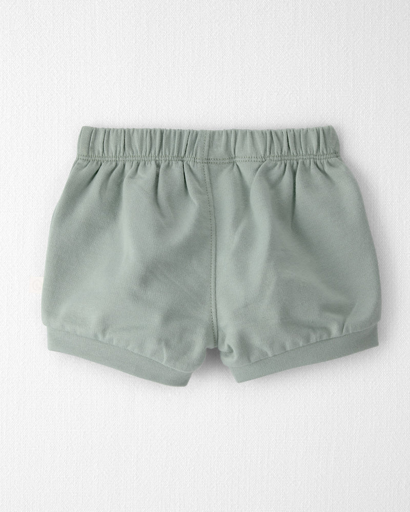 Baby Girl 2-Pack Organic Cotton Knit Shorts