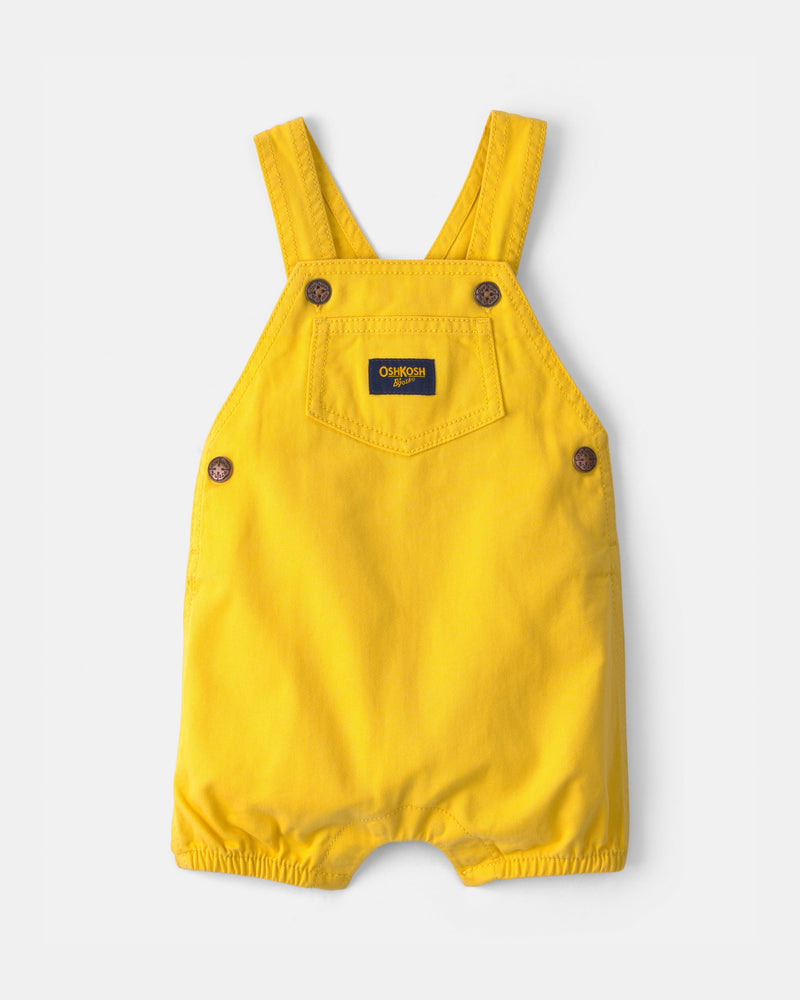Baby Boy Bubble Shortall - Yellow
