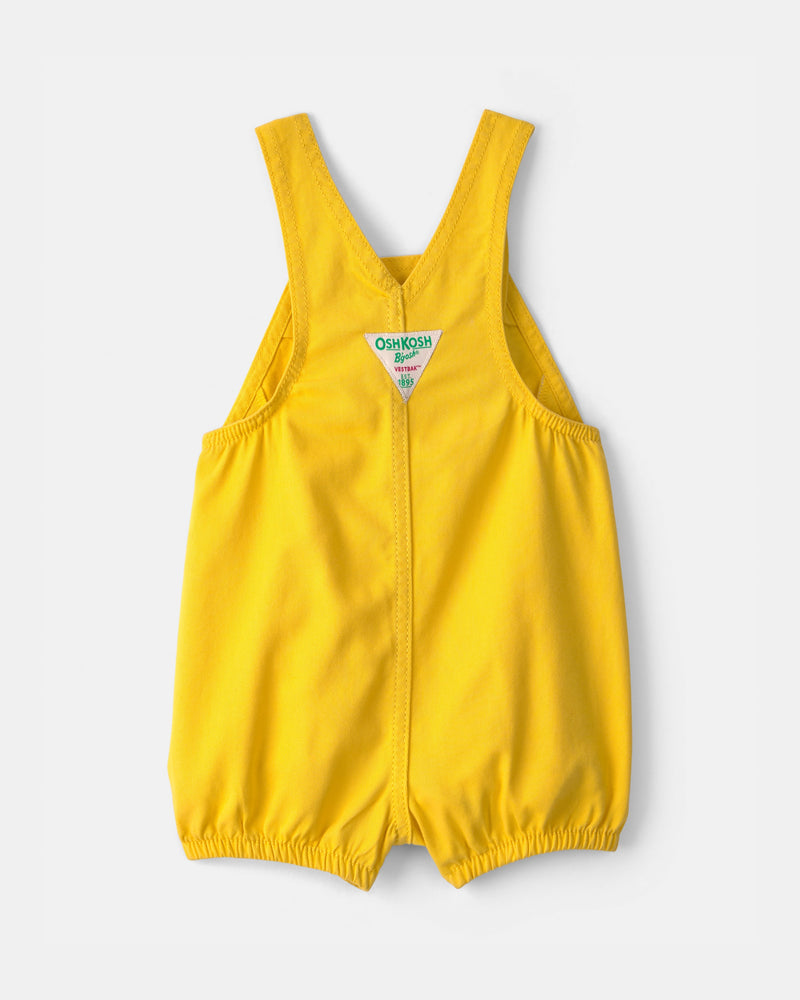 Baby Boy Bubble Shortall - Yellow