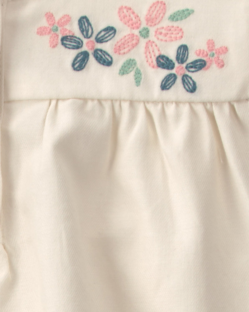 Baby Girl 2-Piece Floral Long-Sleeve Top & Pant Set - Pink