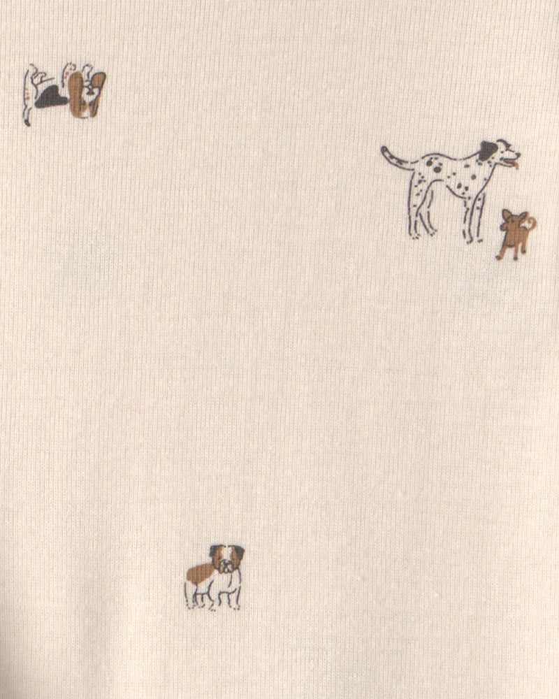 Baby Boy 3 Piece Cotton Sweater Layering Set - Beige