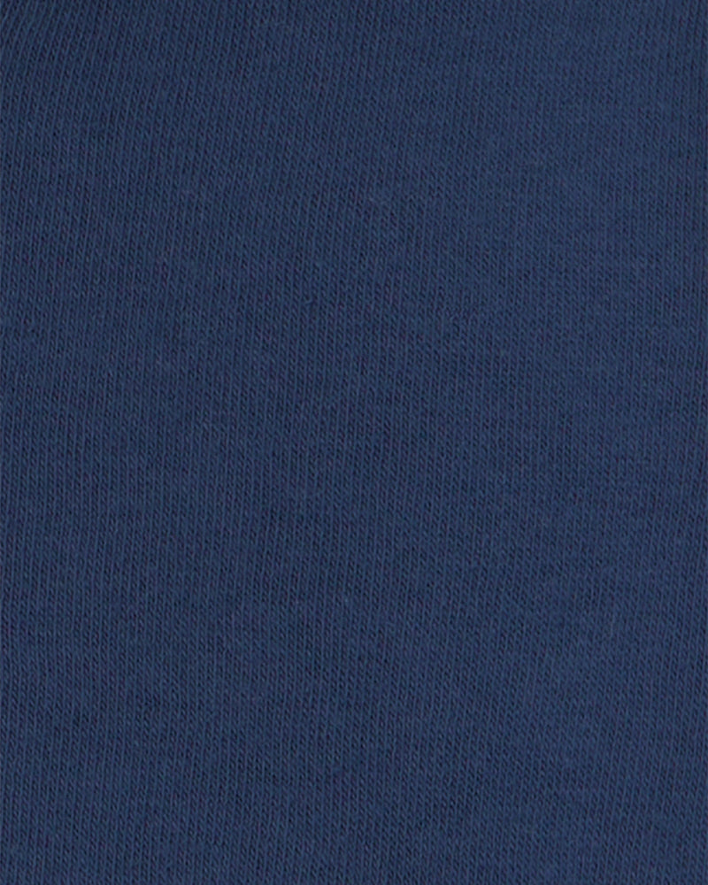 Baby Boy Bear Fleece Zip Up Hoodie - Navy