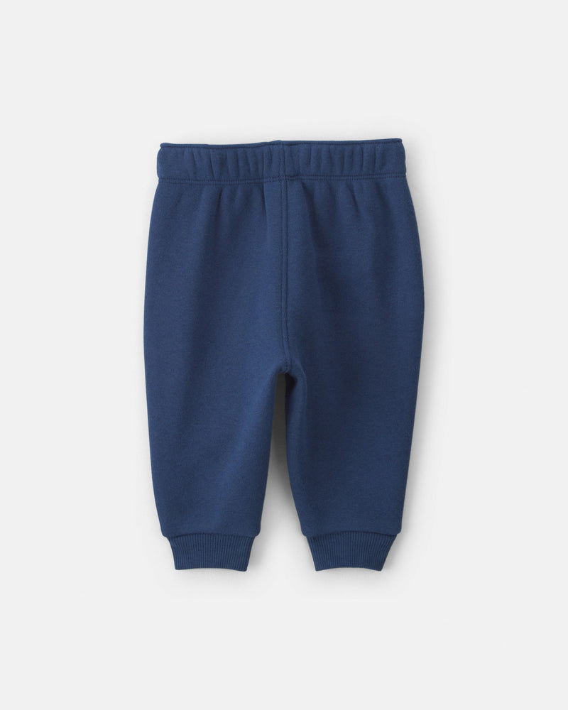 Baby Boy Fleece Pants - Navy