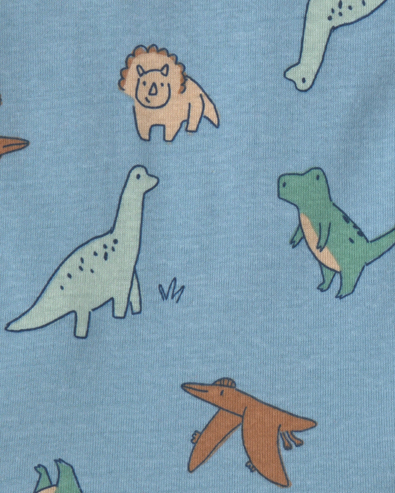 Infant Boys 4-Pack Dinosaur Long-Sleeve Bodysuits- Assorted