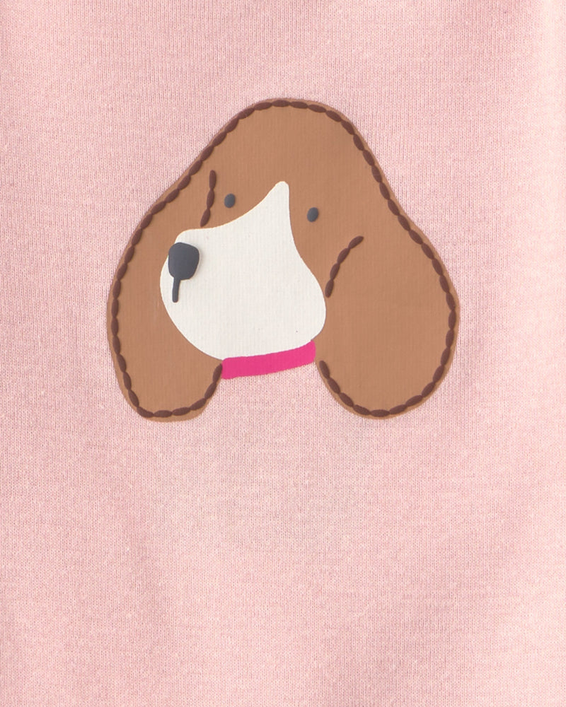 Baby girl 4 Pack Dog Long - Sleeve Multipack Bodysuits - Assorted