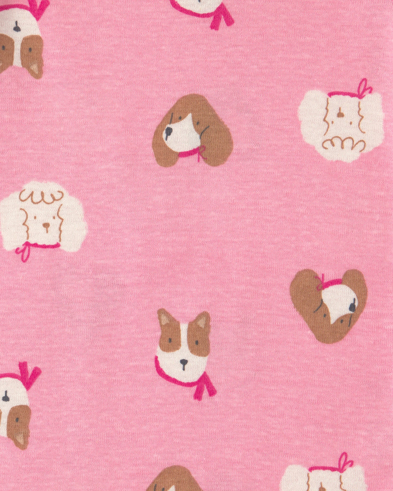 Baby girl 4 Pack Dog Long - Sleeve Multipack Bodysuits - Assorted