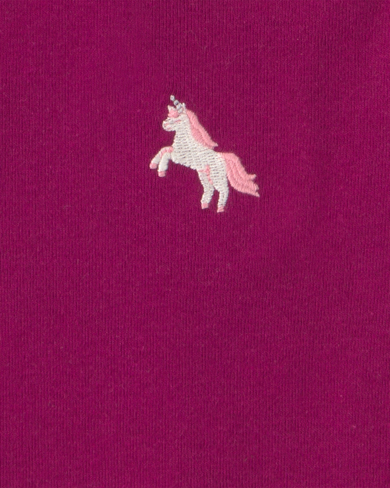 Infant Girls 5-Pack Unicorn Short-Sleeve Bodysuits- Assorted