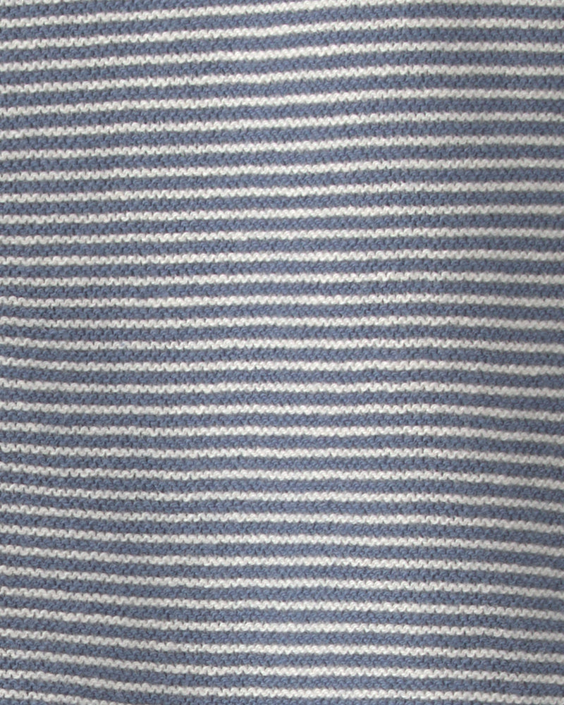 Baby Boy Striped Long Sleeve Jumpsuit - Blue
