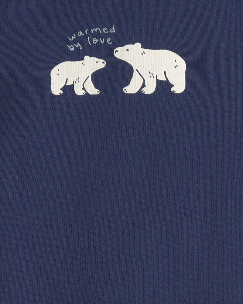 Infant Boys 3-Piece Polar Bear Striped Bodysuits & Pant Set - Blue