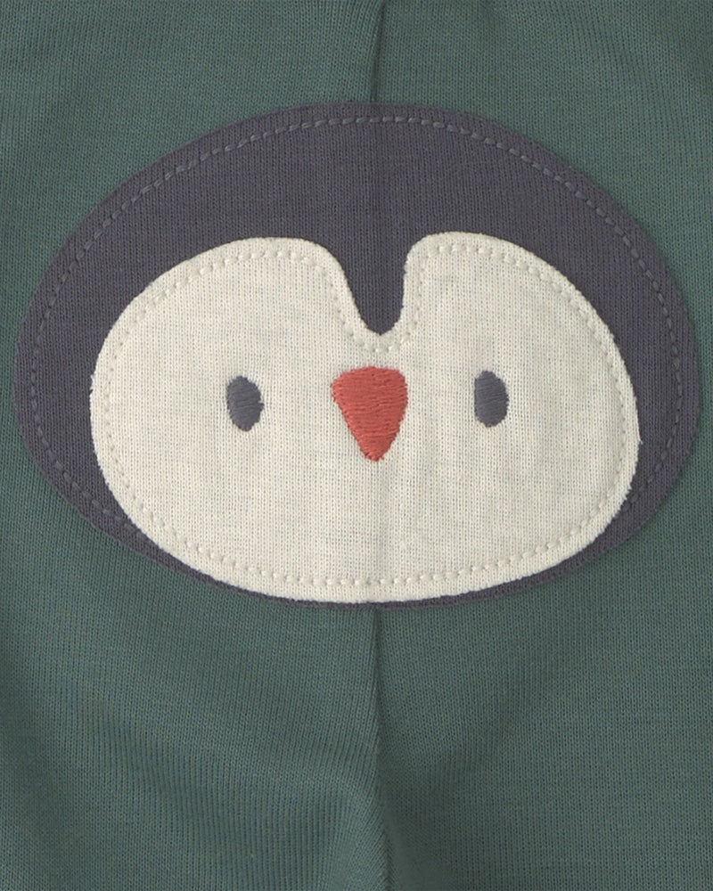 Baby Boy 3 Piece Penguin Long Sleeve Bodysuit & Pant Set - Assorted