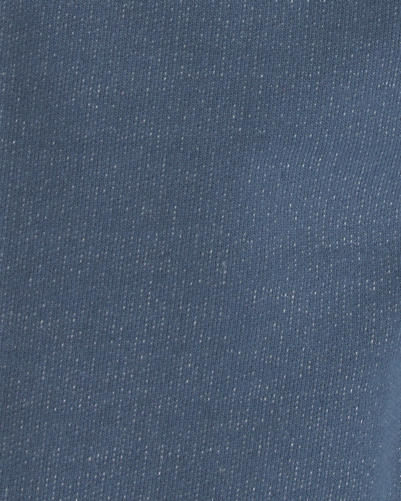 Baby Boy Knit Chambray Pants - Navy