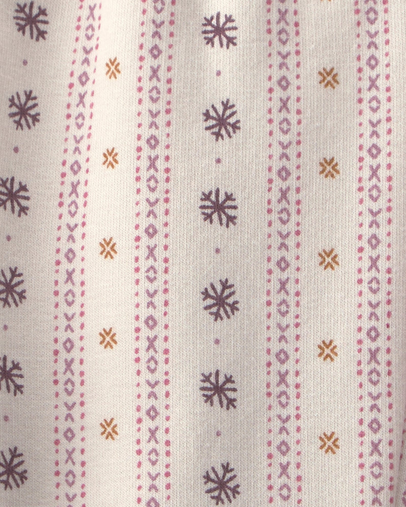Baby Girl 2 Pack Recycled Fleece Leggings Made with Organic Cotton - Assorted