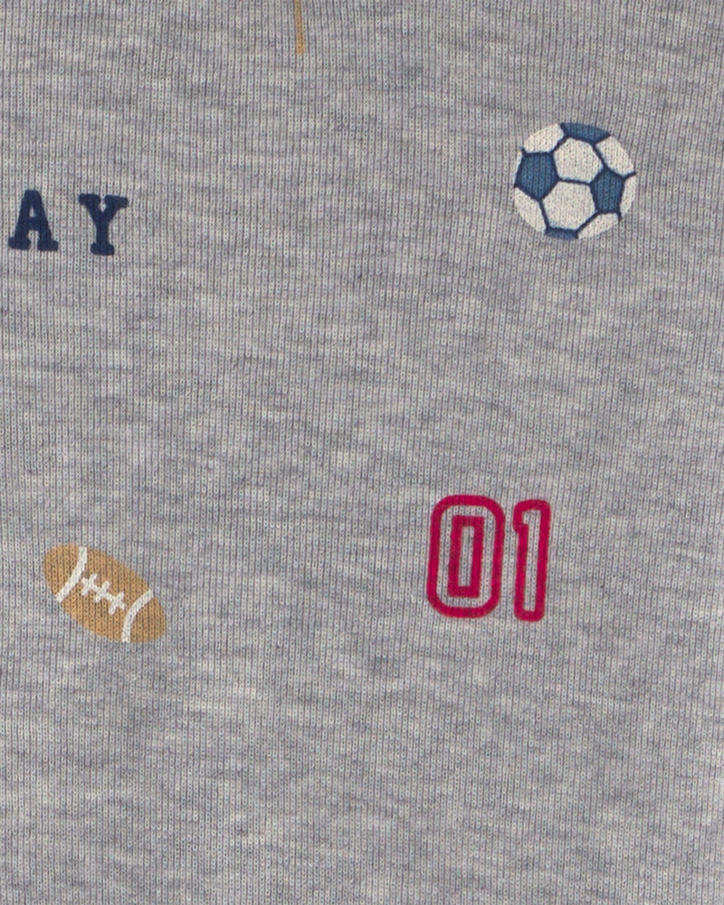 Infant Boys 3-Piece Bear Sports French Terry Layering Set - Navy