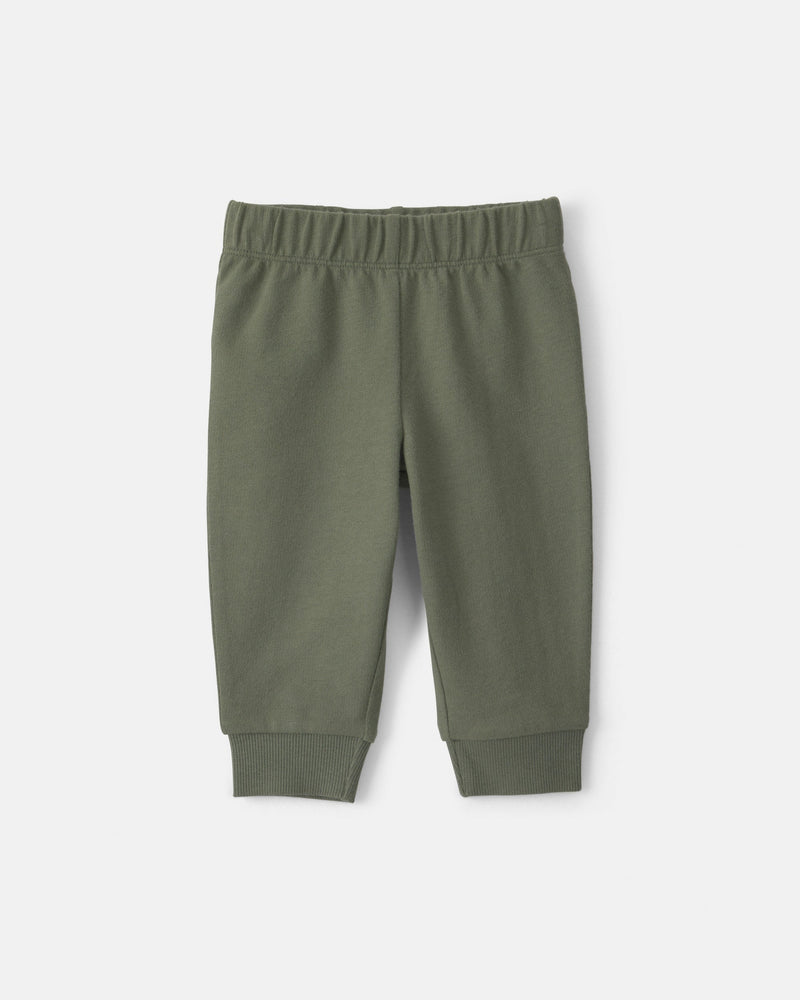 Infant Boys 3-Piece Dinosaur French Terry Layering Set - Green