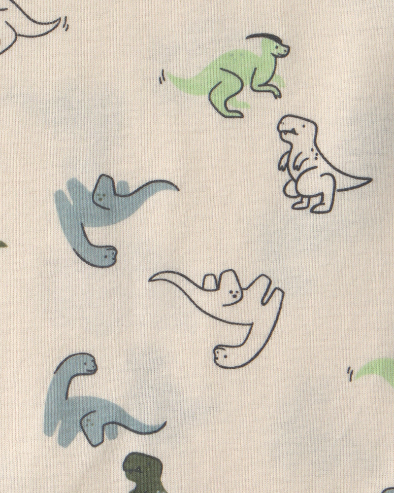 Infant Boys 3-Piece Dinosaur French Terry Layering Set - Green