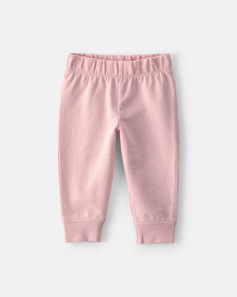 Infant Girls 3-Piece 'Go Team!' French Terry Layering Set - Pink