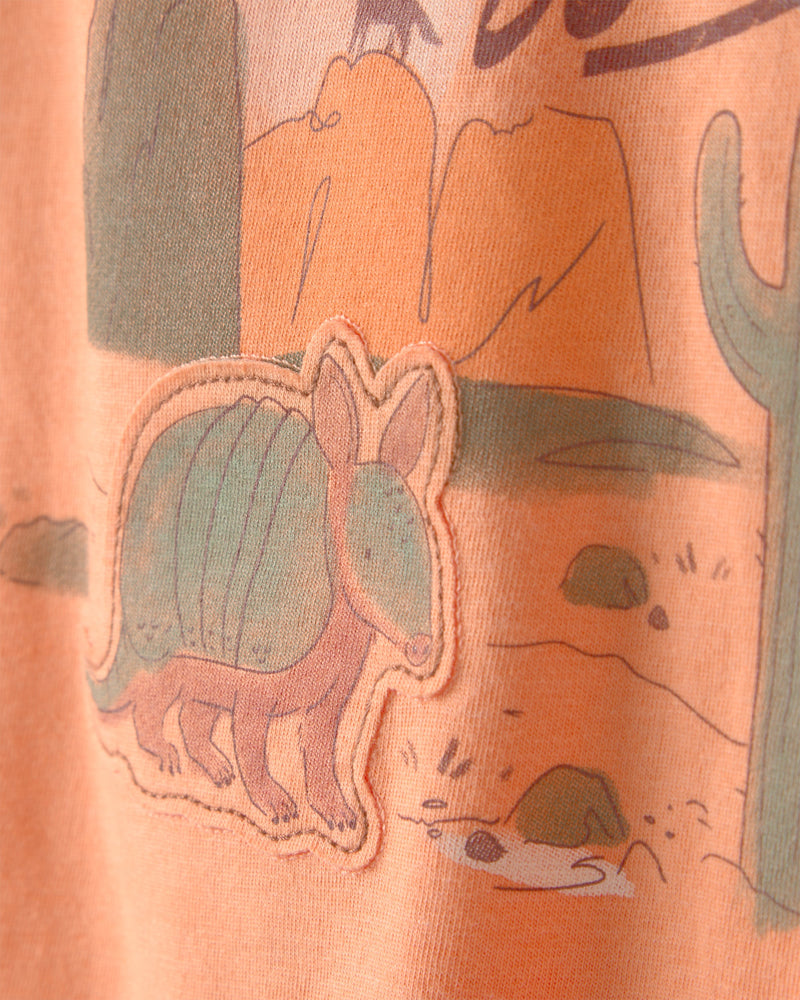 Toddler Boy 'Club Wild' Armadillo Graphic Tee - Orange
