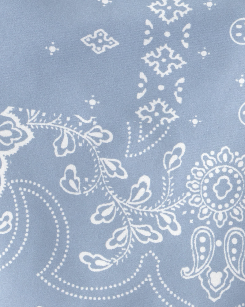 Baby Boy Bandana Floral Swim Trunks - Blue