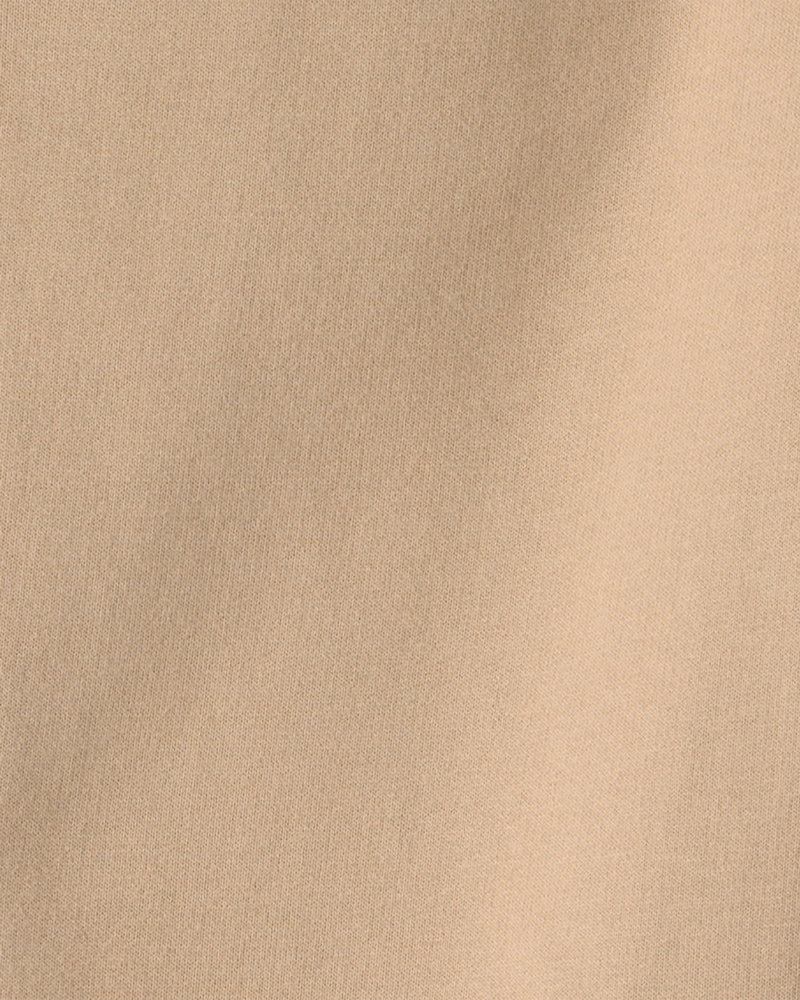 Boy Drawstring Knit Joggers - Beige
