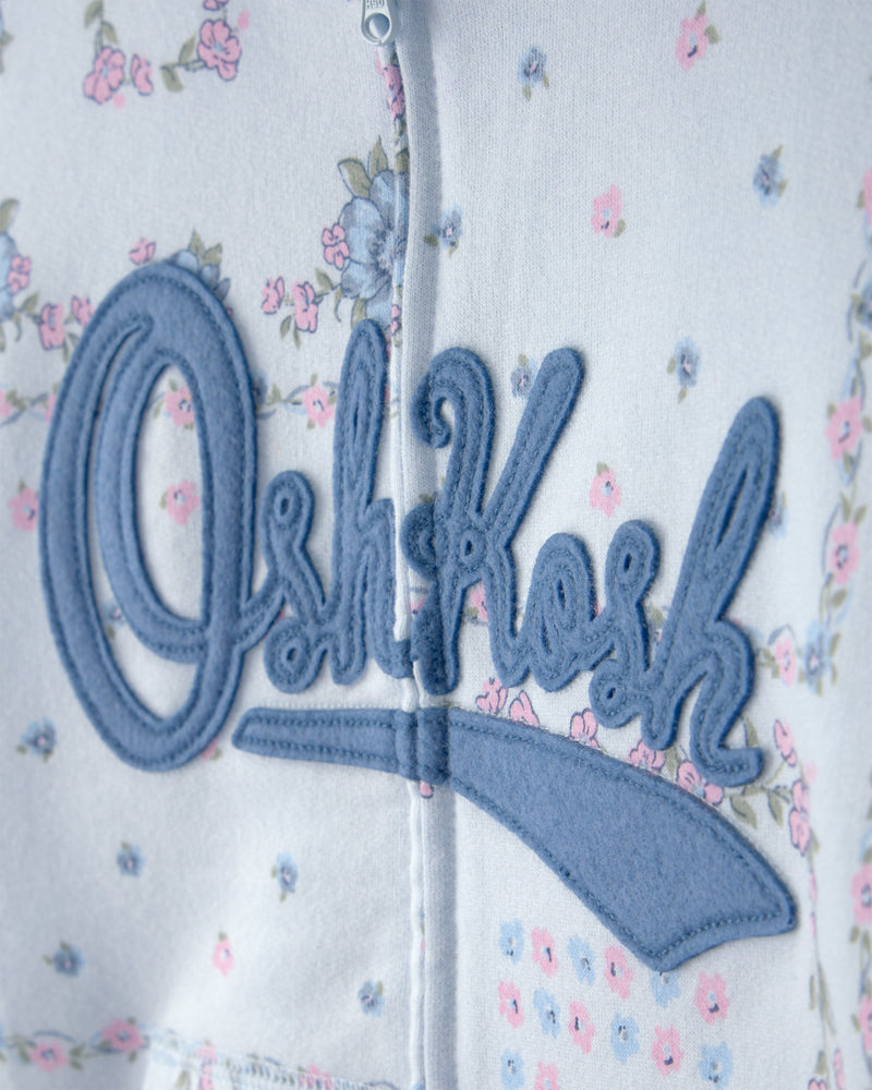 Girl OshKosh Logo Zip-Up Hoodie