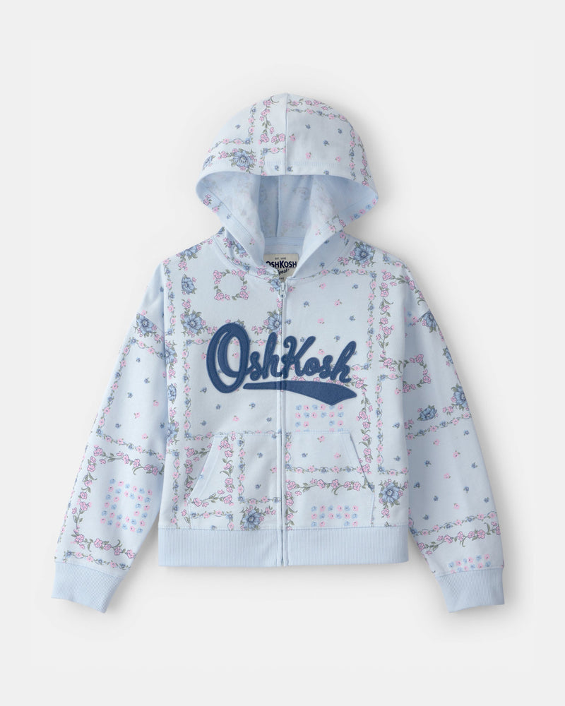 Girl OshKosh Logo Zip-Up Hoodie