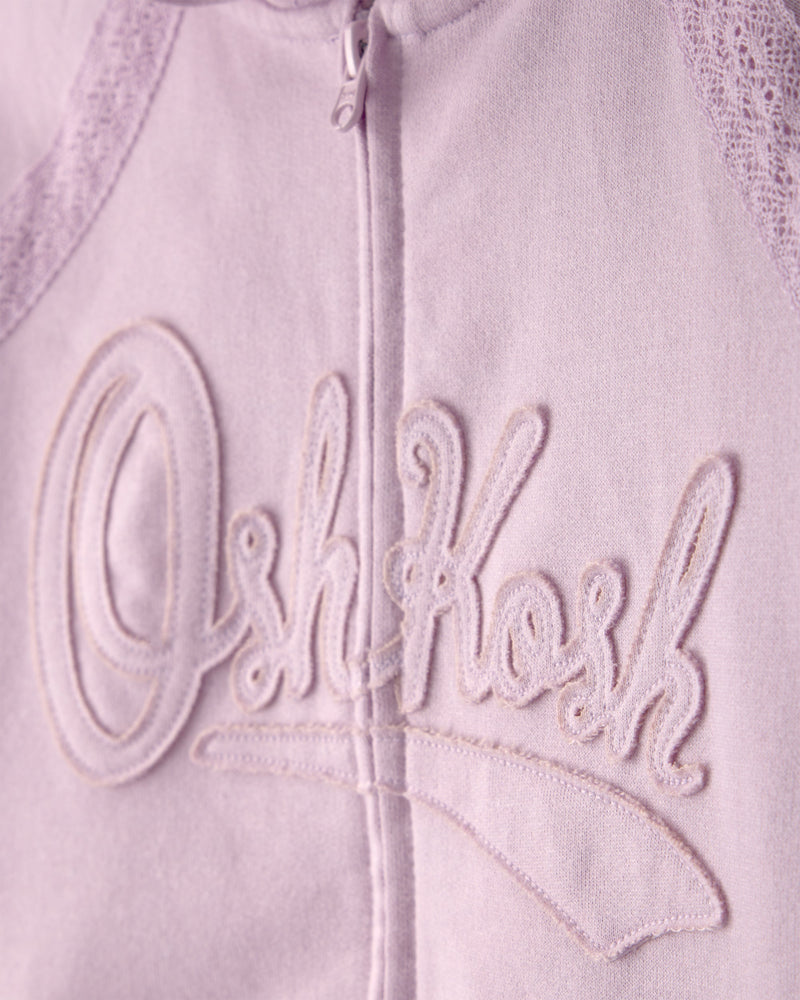 Girl OshKosh Logo Zip-Up Hoodie