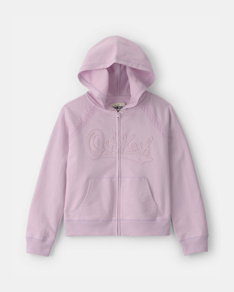 Girl OshKosh Logo Zip-Up Hoodie