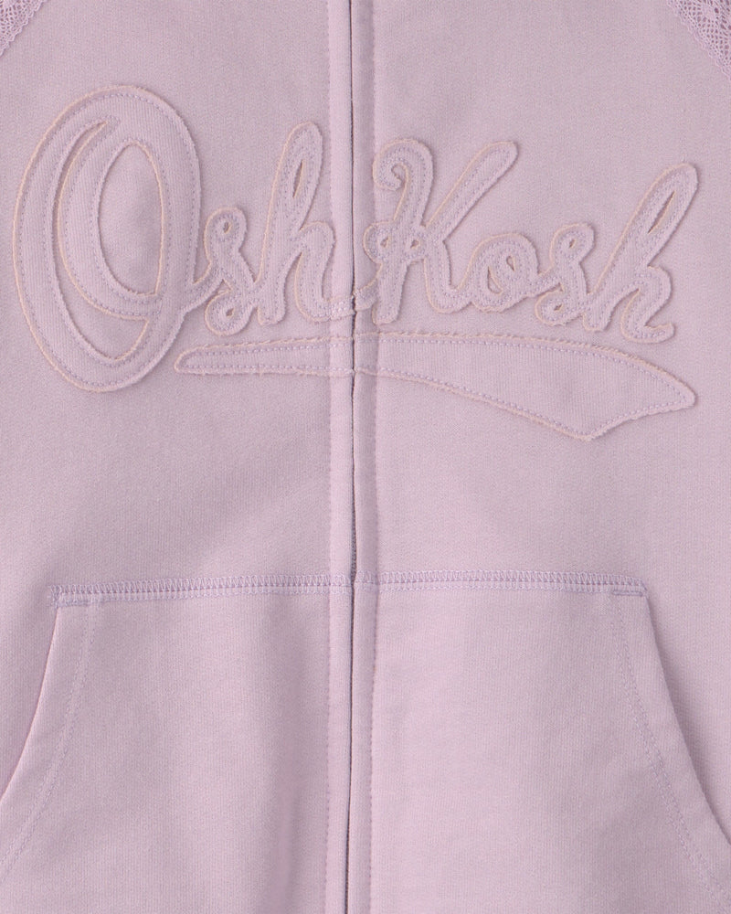Girl OshKosh Logo Zip-Up Hoodie