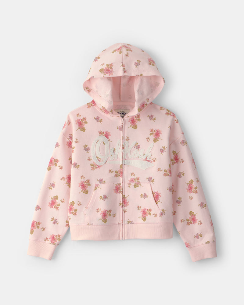 Girl OshKosh Logo Zip-Up Hoodie