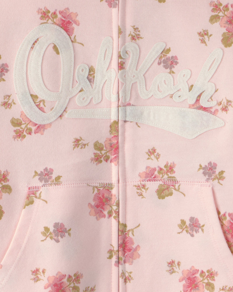 Girl OshKosh Logo Zip-Up Hoodie