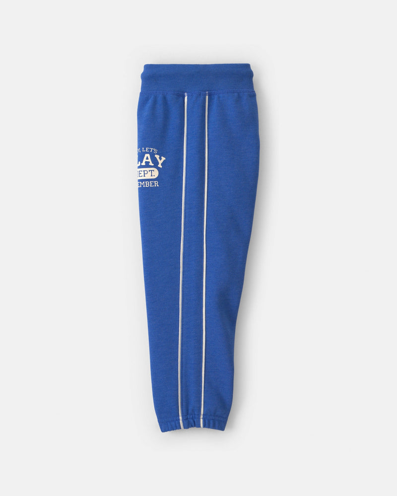 Toddler Boy 'Play' French Terry Joggers - Blue