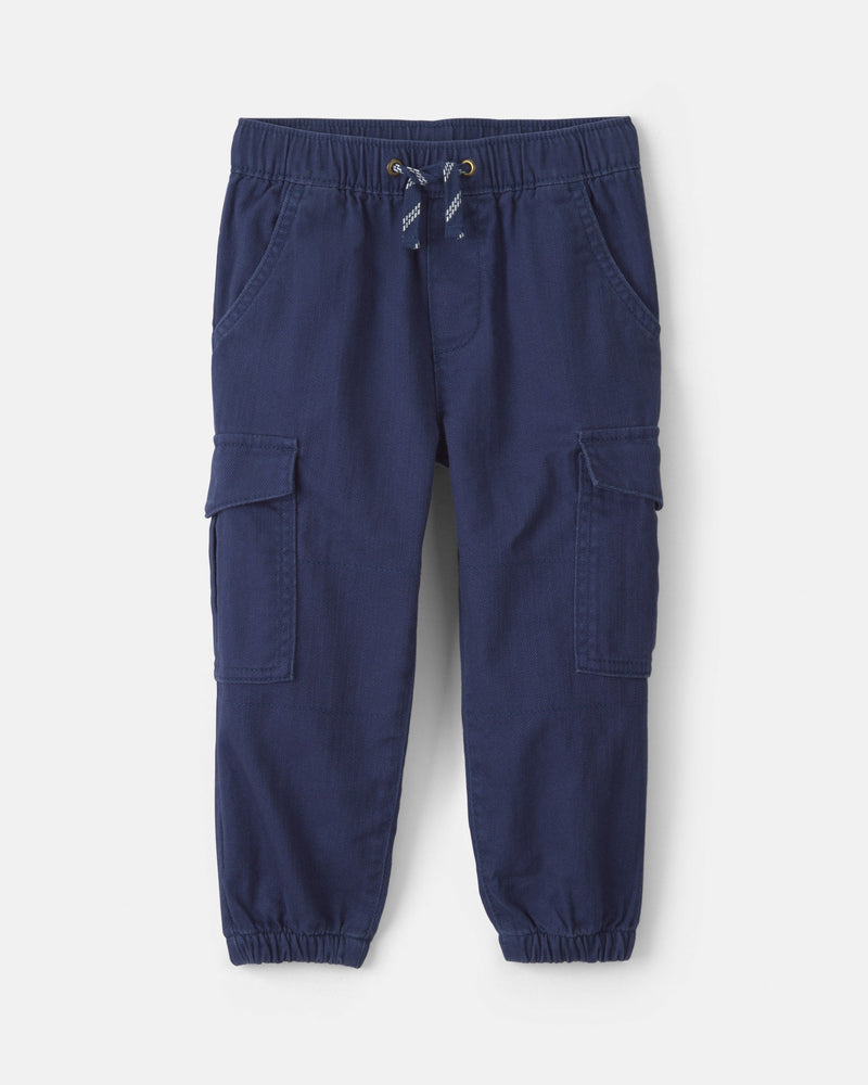 Toddler Boy Cargo Joggers - Navy