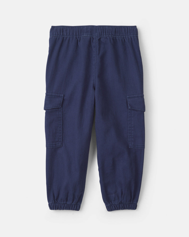 Toddler Boy Cargo Joggers - Navy