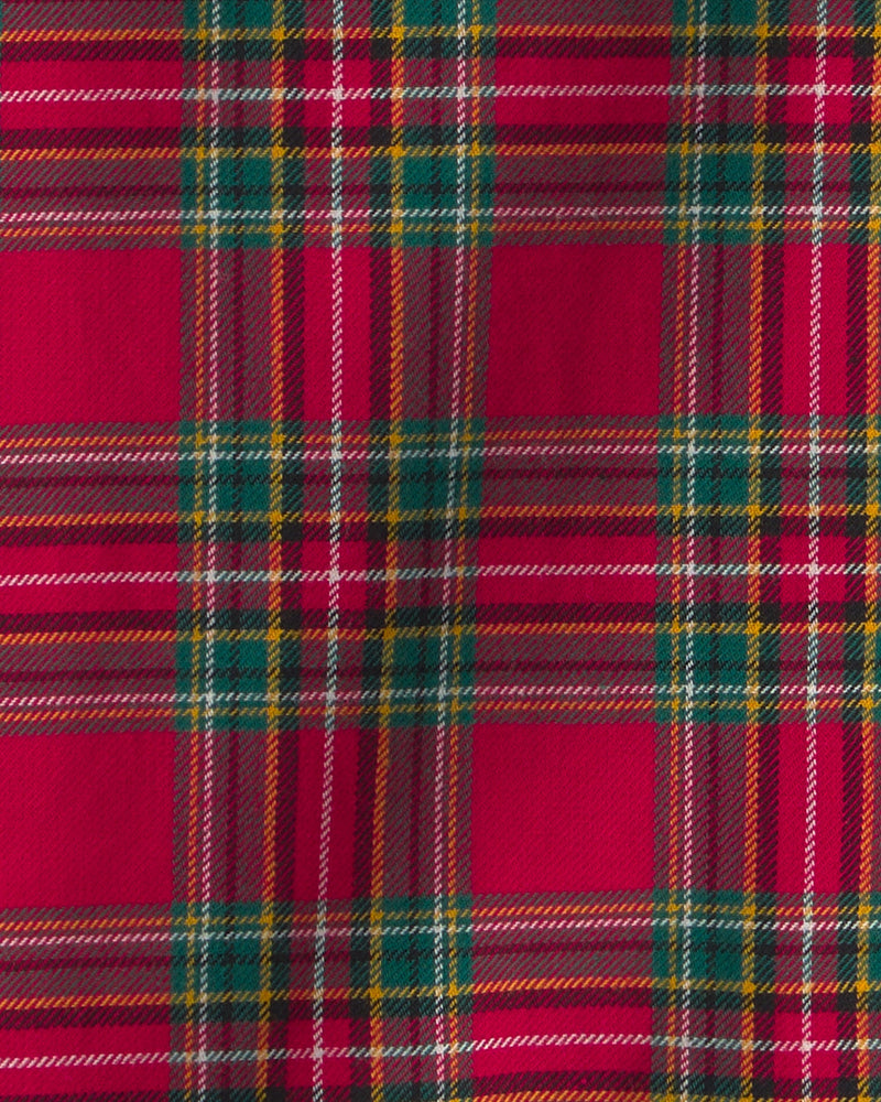 Toddler Boy Plaid Button Down Shirt - Red