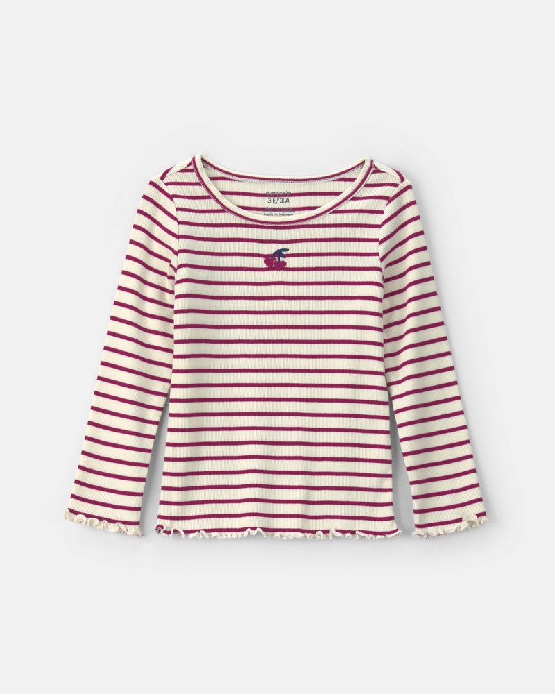 Toddler Girls Long Sleeve Top - Multi