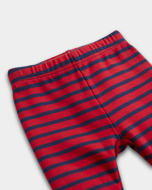 Baby Boy 3-Pack Organic Cotton Footie Pants In Assorted Prints