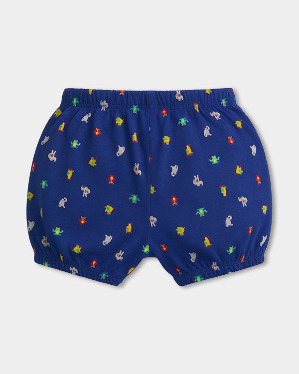 Baby Boy 3-Pack Organic Cotton Blommer In Assorted Prints with Anti Microbial Finish