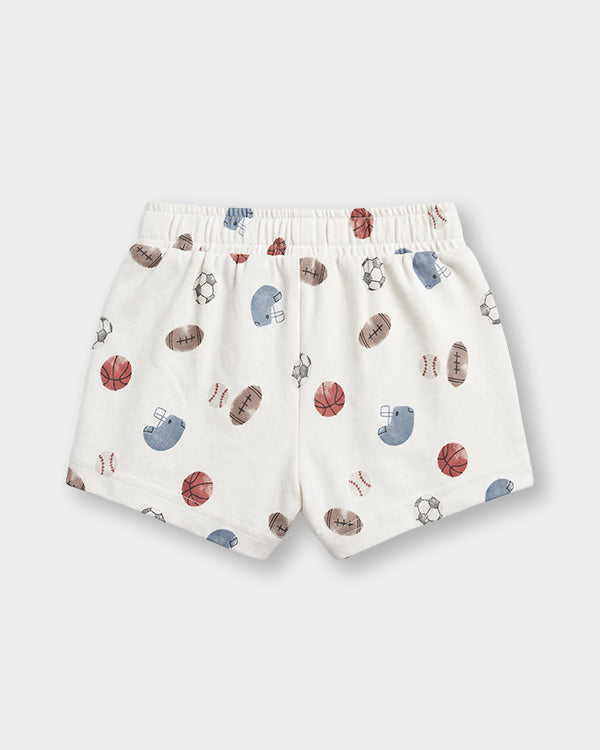 Baby Boy 3-Pack Organic Cotton Pull-On Shorts in Assorted Prints