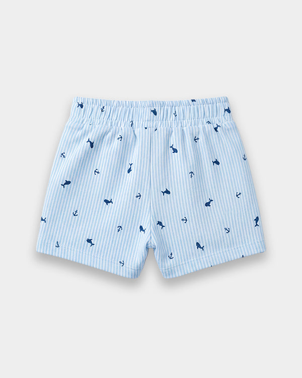Baby Boy 3-Pack Organic Cotton Pull-On Shorts in Assorted Prints