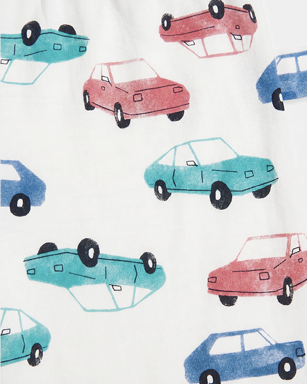 Baby Boy Organic Cotton Car Print T-Shirt & Pant Sleep-Set